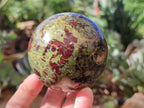 Polished Bastite Dragons Blood Stone Sphere-Ball x 3 From Tshipise, South Africa - Toprock Gemstones and Minerals 