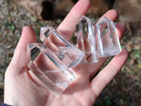 Polished Clear Quartz Crystals x 13 From Madagascar - Toprock Gemstones and Minerals 
