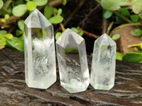 Polished Clear Quartz Crystals x 13 From Madagascar - Toprock Gemstones and Minerals 