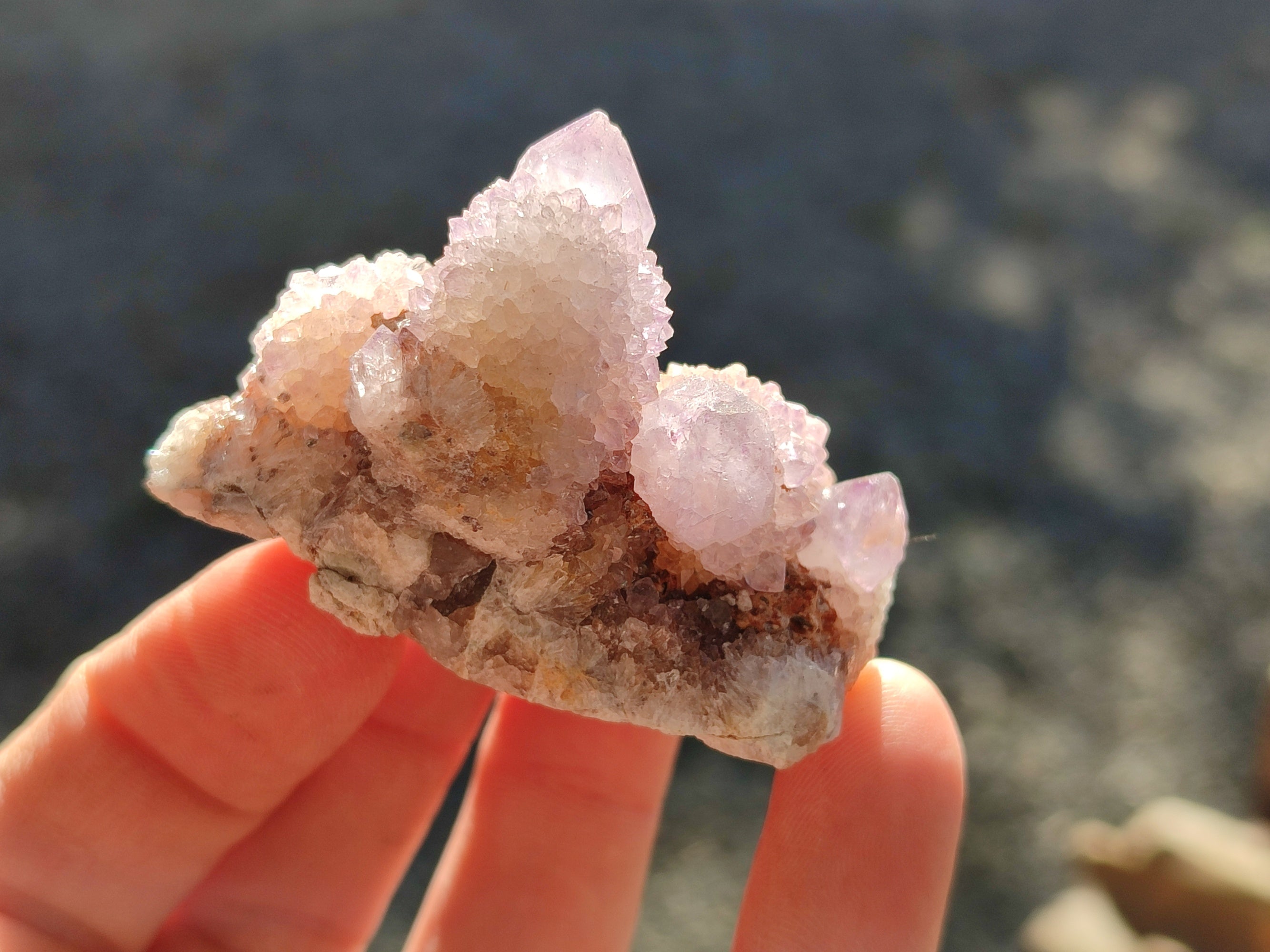 Natural Lilac Spirit Quartz Clusters x 24 From South Africa - Toprock Gemstones and Minerals 