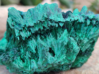 Natural Silky Malachite Specimens x 3 From Kasompe, Congo - Toprock Gemstones and Minerals 