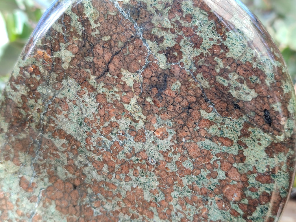 Polished Eclogite Standing Free Form x 1 From Northern Cape, South Africa - Toprock Gemstones and Minerals 