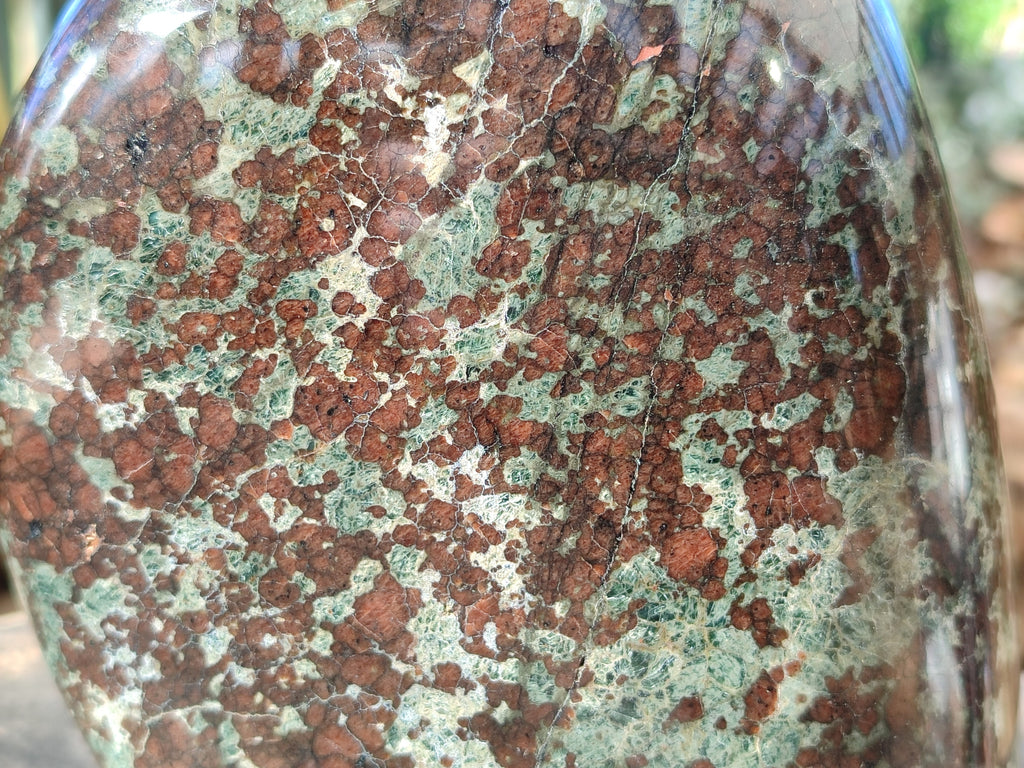 Polished Eclogite Standing Free Form x 1 From Northern Cape, South Africa - Toprock Gemstones and Minerals 