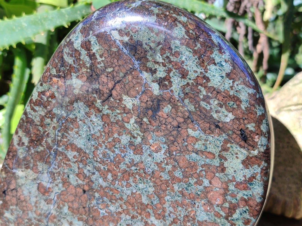 Polished Eclogite Standing Free Form x 1 From Northern Cape, South Africa - Toprock Gemstones and Minerals 