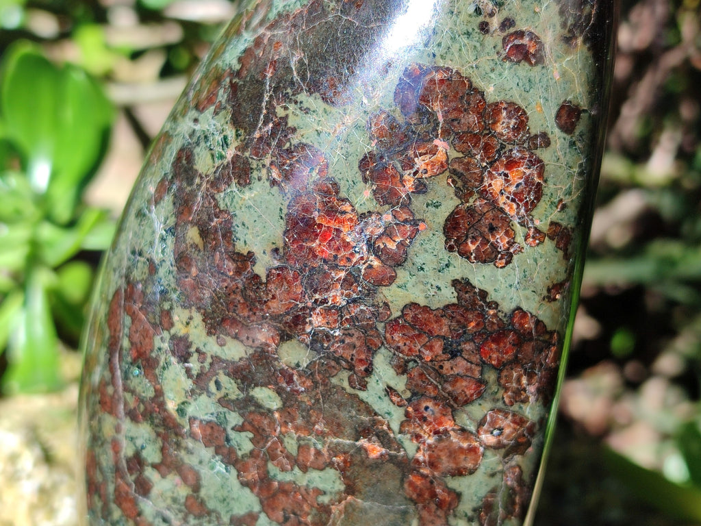 Polished Eclogite Standing Free Form x 1 From Northern Cape, South Africa - Toprock Gemstones and Minerals 