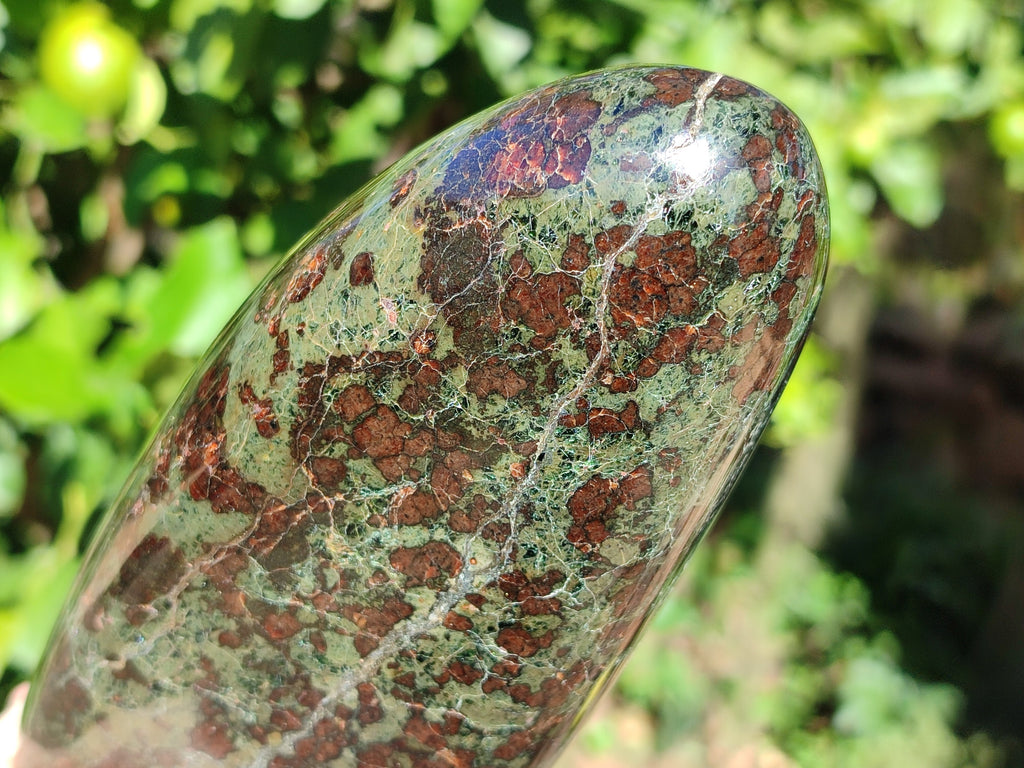 Polished Eclogite Standing Free Form x 1 From Northern Cape, South Africa - Toprock Gemstones and Minerals 