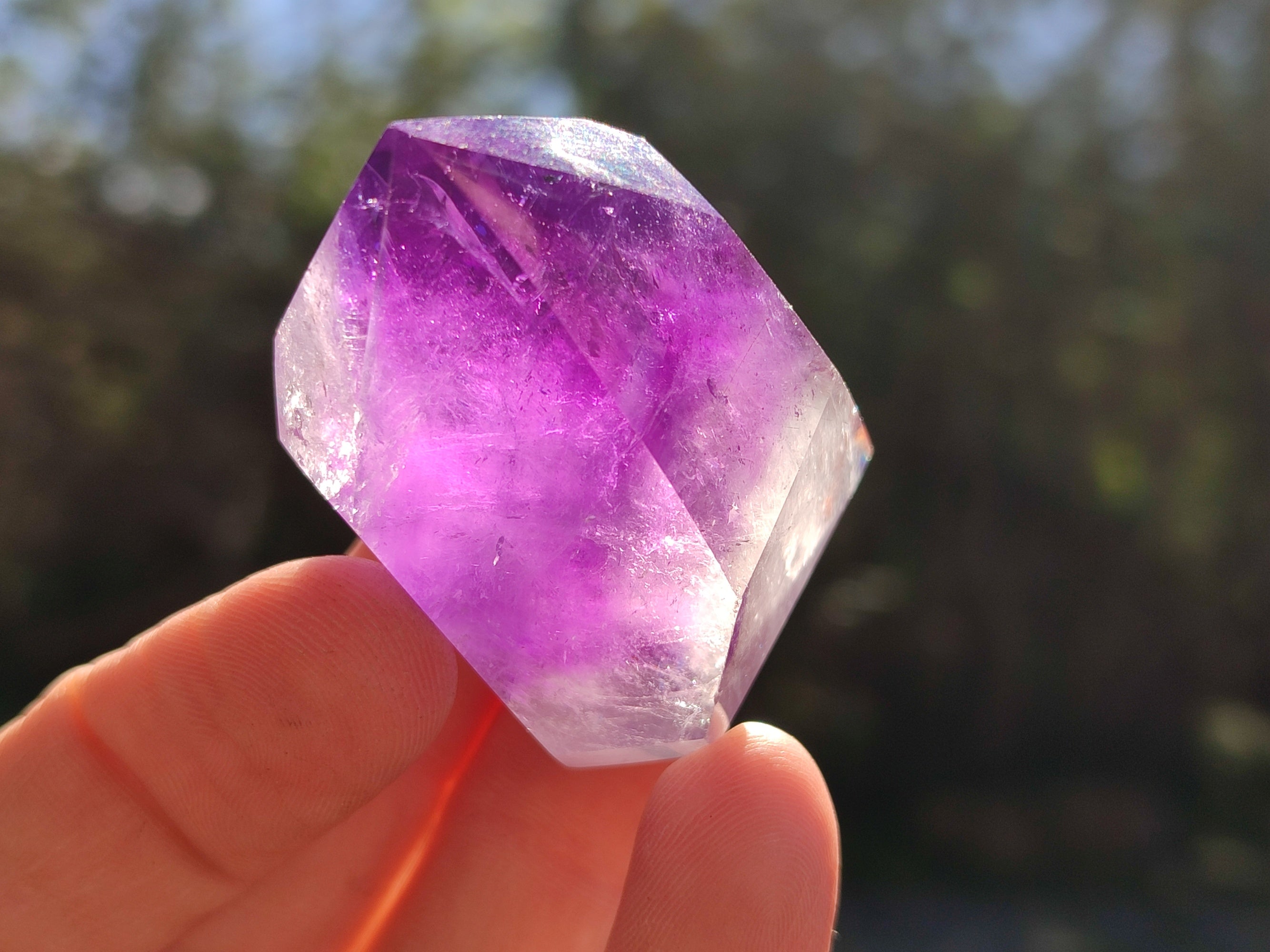 Polished Mixed Wonderland Inclusion Quartz Crystals Including Speculate Hematite x 12 from Madagascar - Toprock Gemstones and Minerals 