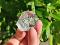 Polished Mixed Wonderland Inclusion Quartz Crystals Including Speculate Hematite x 12 from Madagascar - Toprock Gemstones and Minerals 