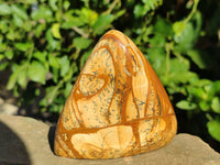 Polished Picture Stone Jasper Standing Free Forms x 3 From Ais-Ais, Namibia - Toprock Gemstones and Minerals 