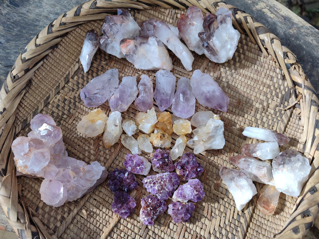Natural Mixed Quartz Specimens x 2.1 Kg Lot From Southern Africa - Toprock Gemstones and Minerals 