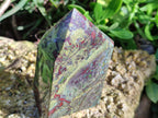 Polished Bastite Dragons Blood Stone Point and Sphere x 2 From Tshipise, South Africa - Toprock Gemstones and Minerals 