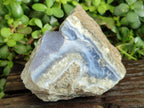 Natural Blue Lace Agate Geode x 1 From Nsanje, Malawi - Toprock Gemstones and Minerals 