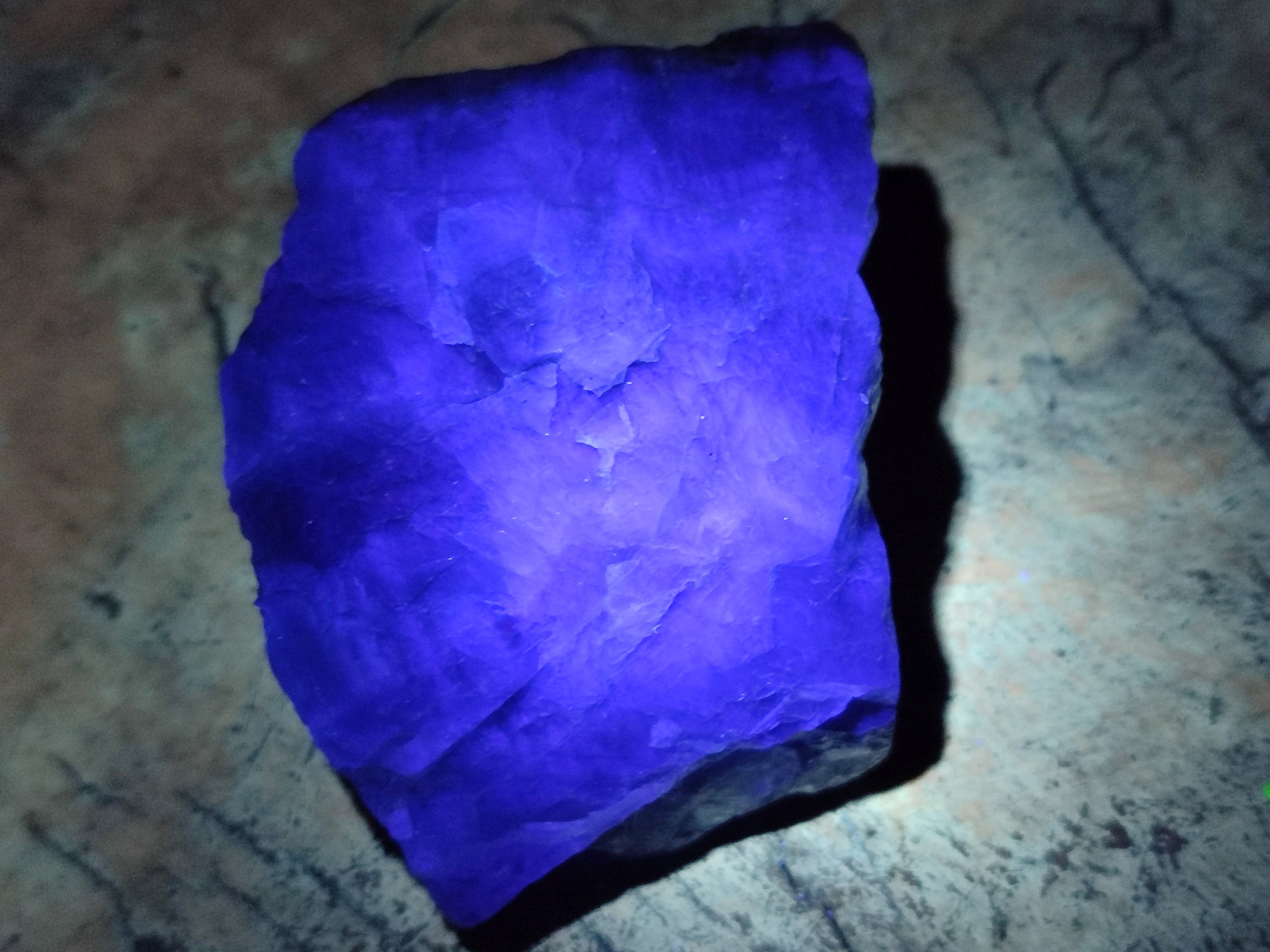 Natural Fluorescent Watermelon Fluorite Cobbed Specimens x 12 From Uis, Namibia - Toprock Gemstones and Minerals 