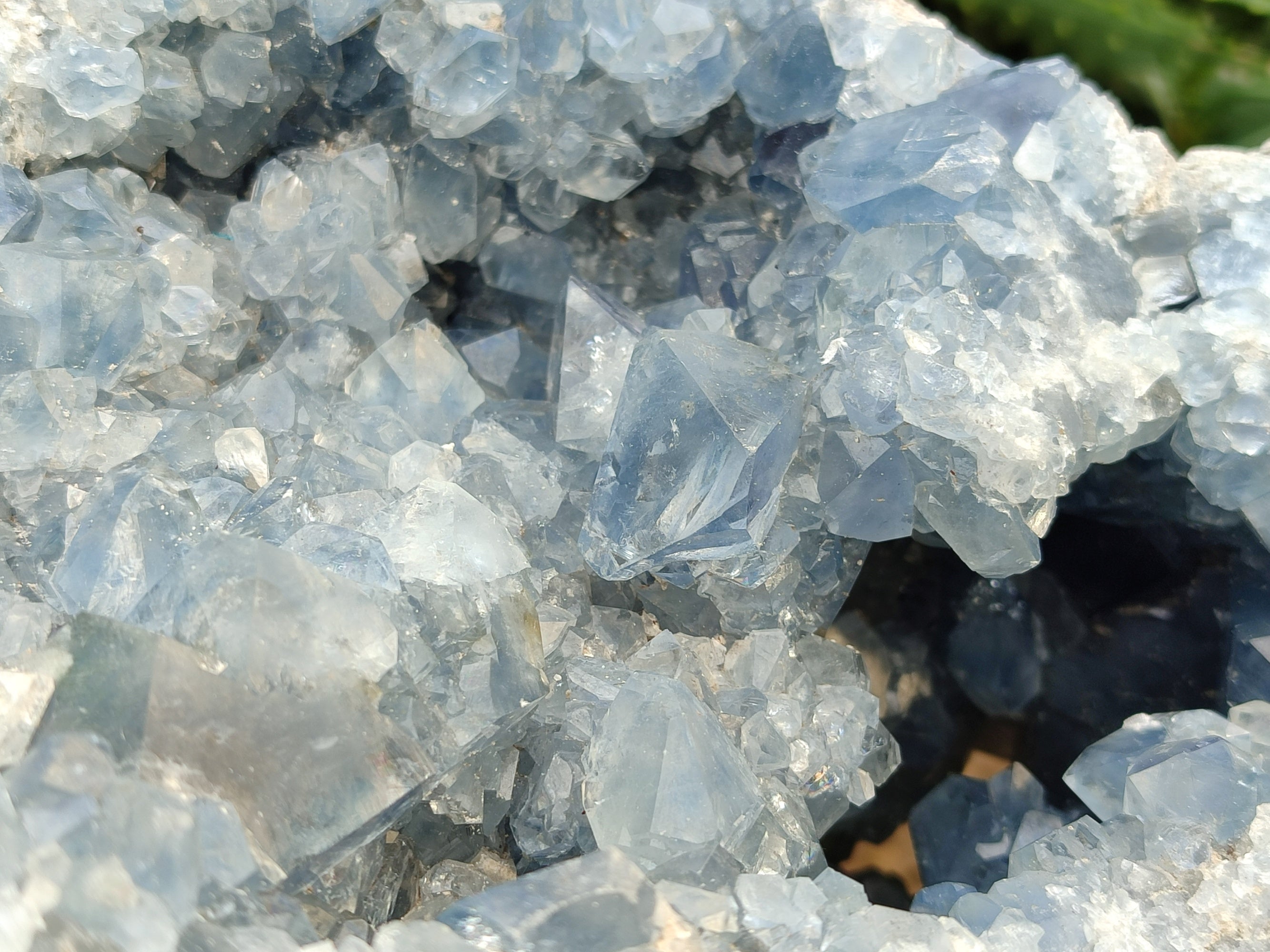 Natural Large Celestite Geode Specimen x 1 From Sakoany, Madagascar - Toprock Gemstones and Minerals 