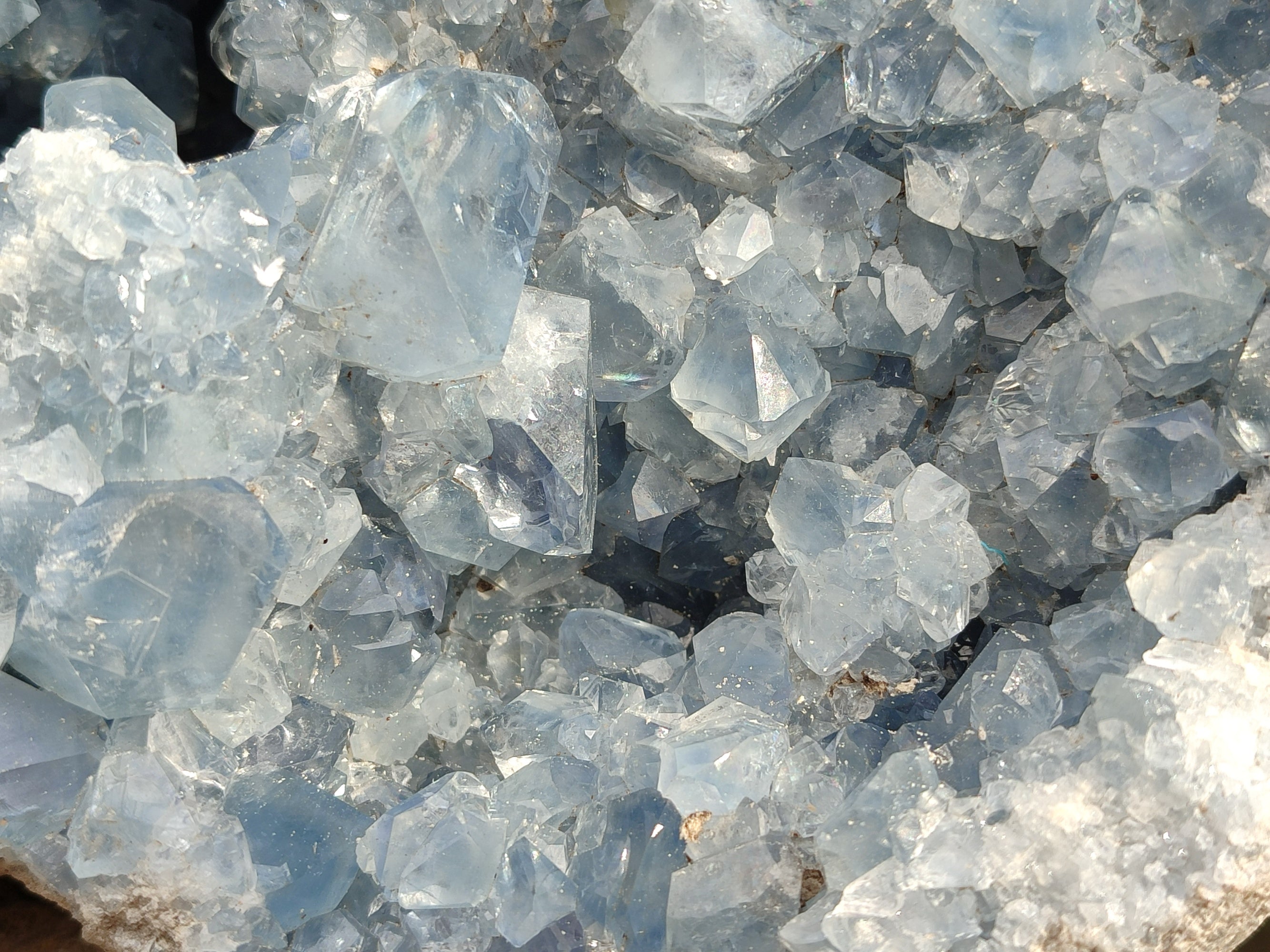 Natural Large Celestite Geode Specimen x 1 From Sakoany, Madagascar - Toprock Gemstones and Minerals 