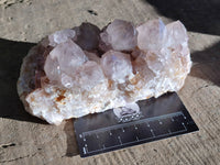 Natural Smokey Amethyst Cactus Flower Spirit Quartz Clusters x 3 From South Africa - Toprock Gemstones and Minerals 