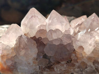 Natural Smokey Amethyst Cactus Flower Spirit Quartz Clusters x 3 From South Africa - Toprock Gemstones and Minerals 