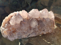 Natural Smokey Amethyst Cactus Flower Spirit Quartz Clusters x 3 From South Africa - Toprock Gemstones and Minerals 