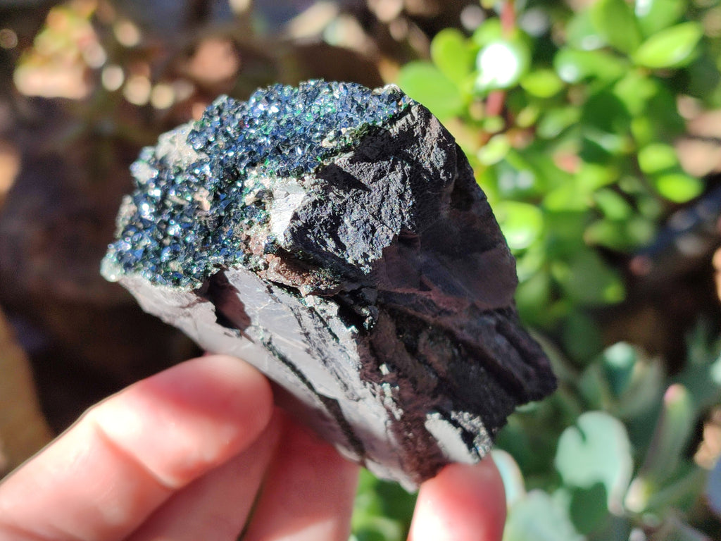 Natural Libethenite Crystals On Dolomite Matrix Specimens x 6 From Shituru, Congo - Toprock Gemstones and Minerals 