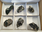 Natural Libethenite Crystals On Dolomite Matrix Specimens x 6 From Shituru, Congo - Toprock Gemstones and Minerals 