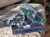 Natural Libethenite Crystals On Dolomite Matrix Specimens x 6 From Shituru, Congo - Toprock Gemstones and Minerals 