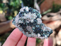Natural Libethenite Crystals On Dolomite Matrix Specimens x 6 From Shituru, Congo - Toprock Gemstones and Minerals 