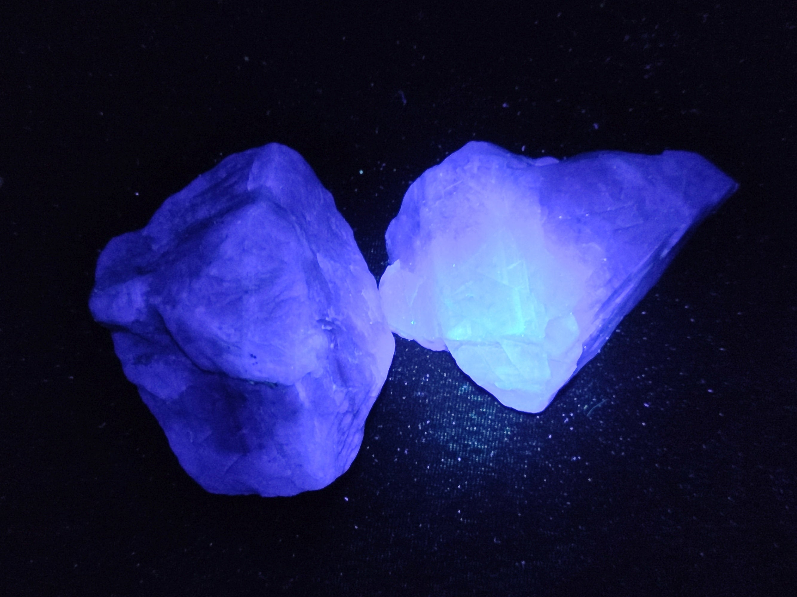 Natural Fluorescent Watermelon Fluorite Cobbed Specimens x 12 From Uis, Namibia - Toprock Gemstones and Minerals 