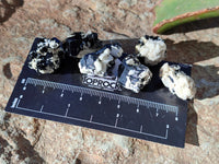 Natural Schorl Black Tourmaline and Smokey Quartz Crystal Specimens with some Hyalite Opal x 85 From Erongo, Namibia - Toprock Gemstones and Minerals 