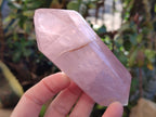 Polished Double Terminated Rose Quartz Points x 4 Ambatondrazaka, Madagascar - Toprock Gemstones and Minerals 