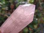 Polished Double Terminated Rose Quartz Points x 4 Ambatondrazaka, Madagascar - Toprock Gemstones and Minerals 