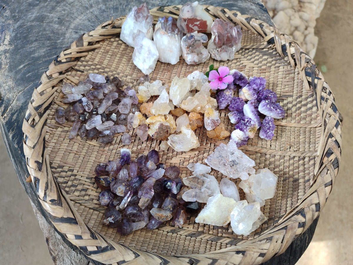 Natural Mixed Quartz Specimens x 1.47 Kg Lot From Southern Africa - Toprock Gemstones and Minerals 