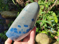 Polished Blue Spinel Spotted Standing Free Form x 1 From Madagascar - Toprock Gemstones and Minerals 