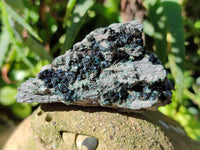 Natural Libethenite Crystals On Dolomite Matrix Specimens x 12 From Shituru, Congo - Toprock Gemstones and Minerals 