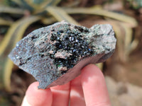Natural Libethenite Crystals On Dolomite Matrix Specimens x 12 From Shituru, Congo - Toprock Gemstones and Minerals 