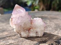 Natural Amethyst Spirit Quartz Clusters x 12 From Boekenhouthoek, South Africa - Toprock Gemstones and Minerals 