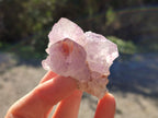 Natural Amethyst Spirit Quartz Clusters x 12 From Boekenhouthoek, South Africa - Toprock Gemstones and Minerals 