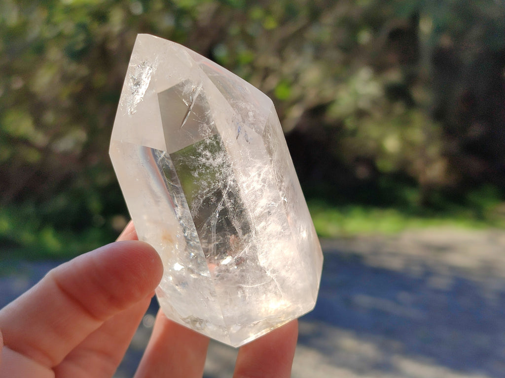 Polished Clear Quartz Crystals x 6 From Madagascar - Toprock Gemstones and Minerals 