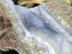 Natural Blue Lace Agate Geode Specimens x 1 From Nsanje, Malawi - Toprock Gemstones and Minerals 