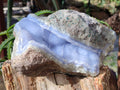 Natural Blue Lace Agate Geode Specimens x 1 From Nsanje, Malawi - Toprock Gemstones and Minerals 