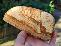 Polished Picture Stone Jasper Standing Free Forms x 3 From Ais-Ais, Namibia - Toprock Gemstones and Minerals 