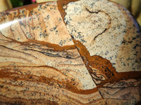 Polished Picture Stone Jasper Standing Free Forms x 3 From Ais-Ais, Namibia - Toprock Gemstones and Minerals 