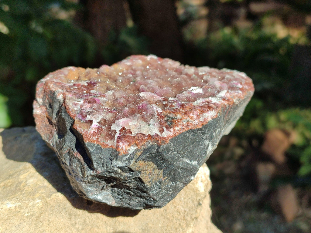 Natural Salrose Cobaltion Dolomite with malachite Specimens x 3 From Kakanda, Congo - Toprock Gemstones and Minerals 