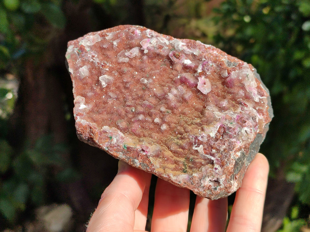 Natural Salrose Cobaltion Dolomite with malachite Specimens x 3 From Kakanda, Congo - Toprock Gemstones and Minerals 