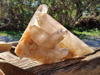 Polished Clear Quartz Cluster x 1 From Madagascar