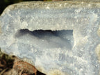 Natural Blue Lace Agate Geode Specimens x 2 From Nsanje, Malawi - Toprock Gemstones and Minerals 