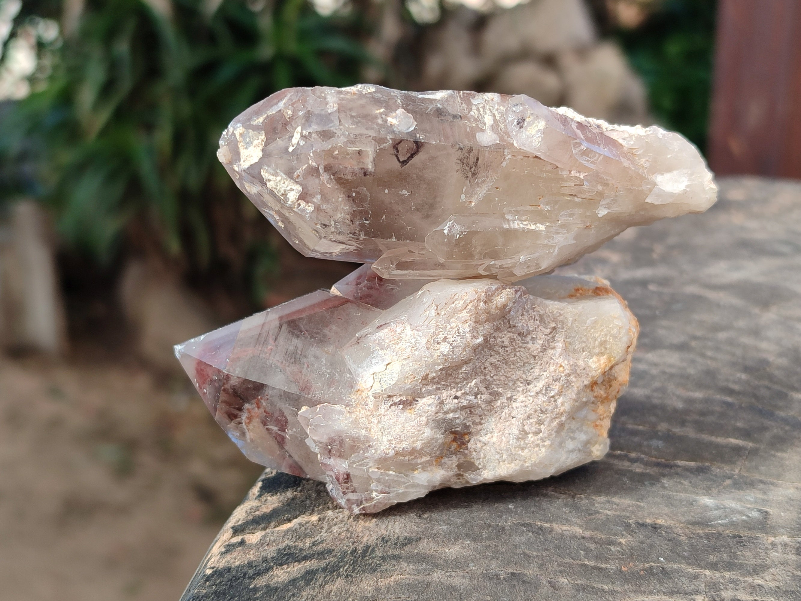 Natural Red Hematoid Quartz Clusters x 12 From Karoi, Zimbabwe - Toprock Gemstones and Minerals 