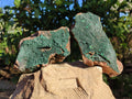 Natural Crystalline Malachite Specimens x 2 From Tenke Fungurume, Congo - Toprock Gemstones and Minerals 