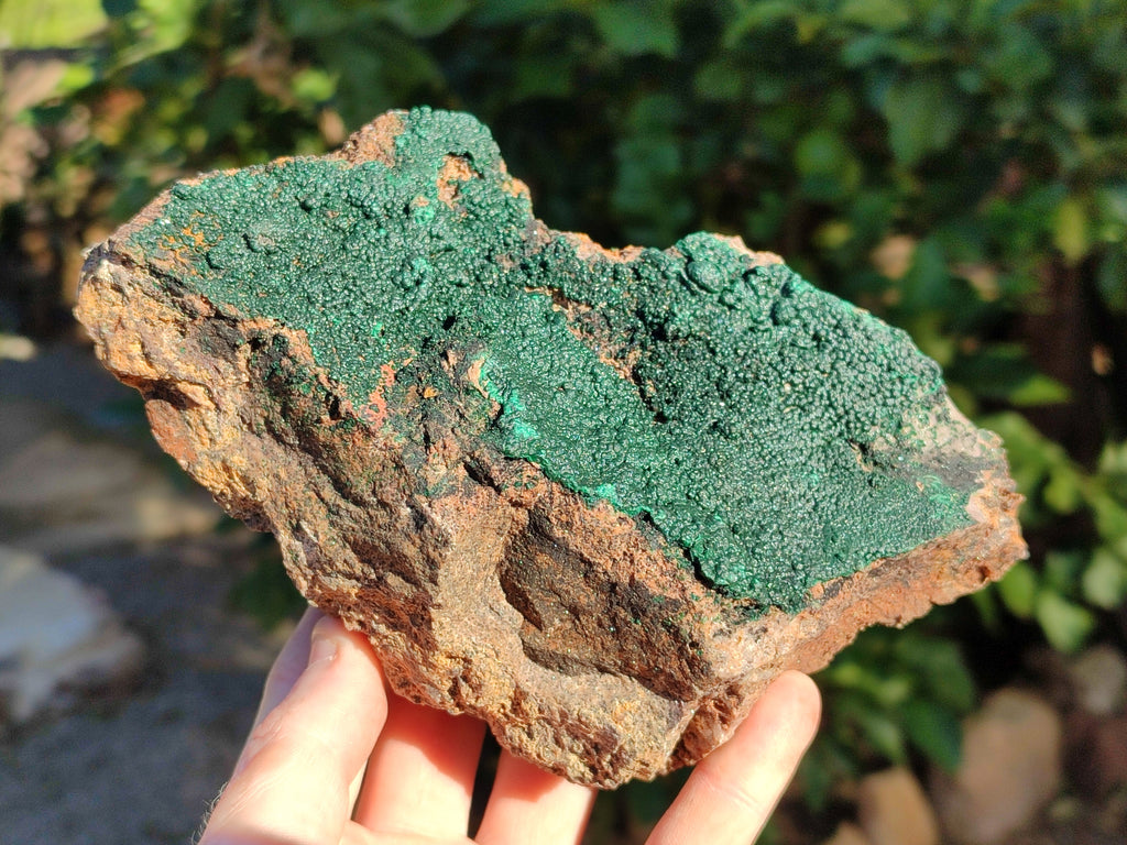 Natural Crystalline Malachite Specimens x 2 From Tenke Fungurume, Congo - Toprock Gemstones and Minerals 