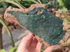 Natural Crystalline Malachite Specimens x 2 From Tenke Fungurume, Congo - Toprock Gemstones and Minerals 