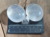 Polished Girasol Pearl Quartz Palm Stones x 20 From Ambatondrazaka, Madagascar - Toprock Gemstones and Minerals 
